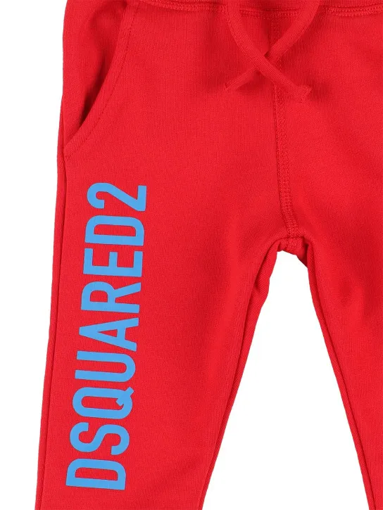 Dsquared2   Logo print cotton sweatpants 