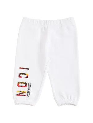 Dsquared2   Logo print cotton sweatpants 