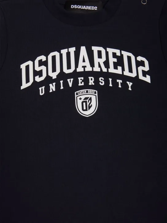 Dsquared2   Printed cotton sweatshirt &amp; sweatpants 