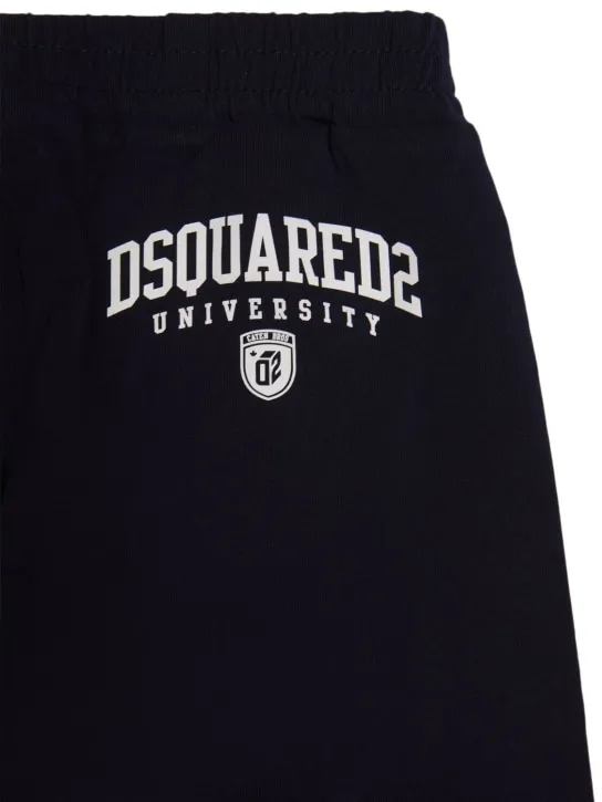 Dsquared2   Printed cotton sweatshirt &amp; sweatpants 