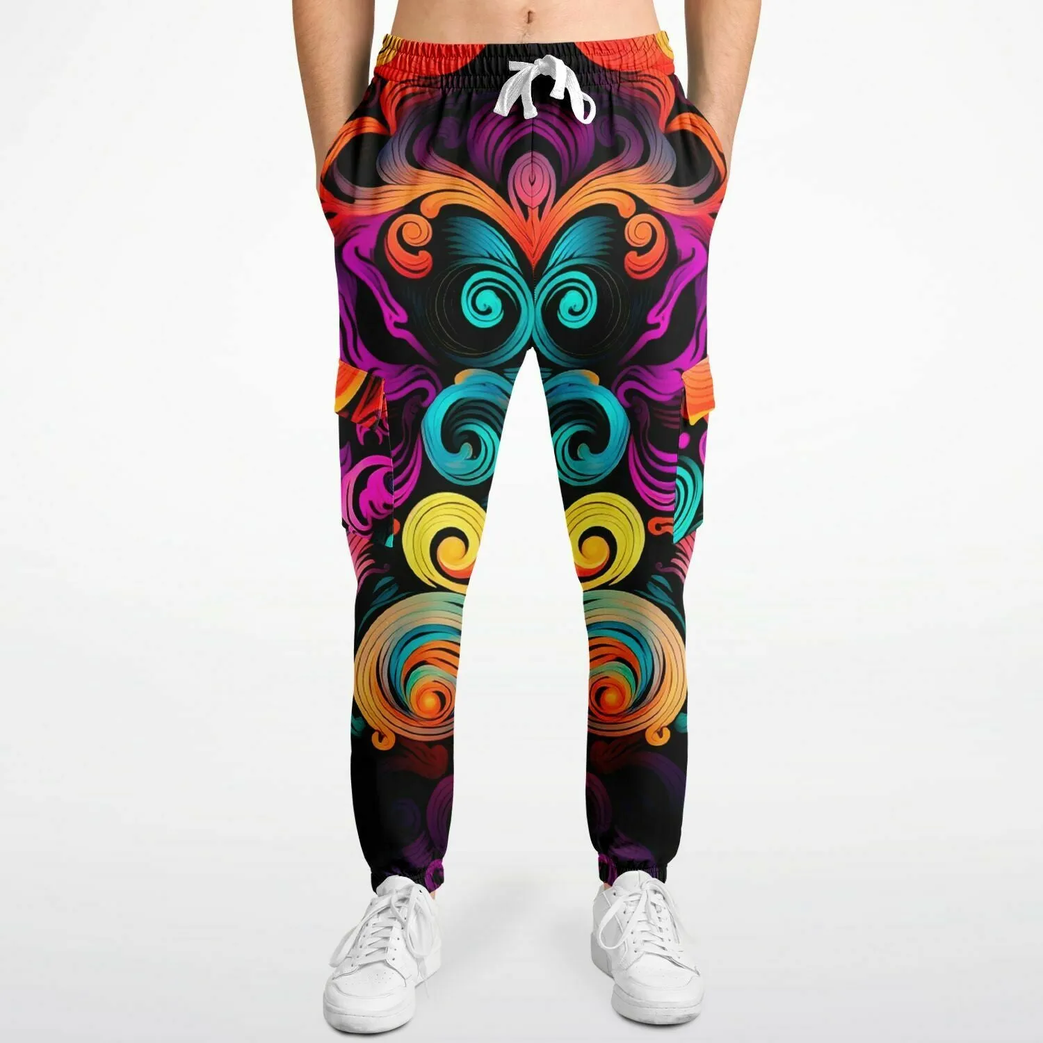 Festival Ornaments Cargo Sweatpants