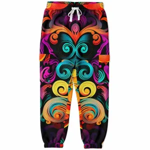 Festival Ornaments Cargo Sweatpants