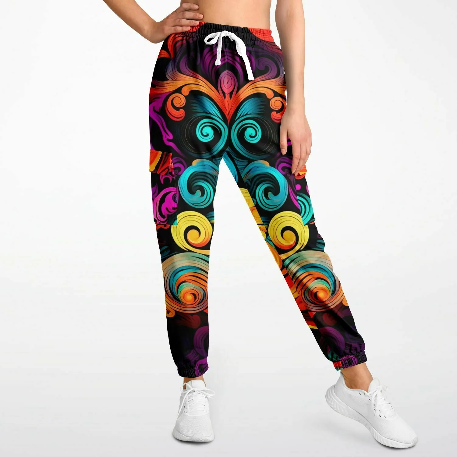 Festival Ornaments Cargo Sweatpants