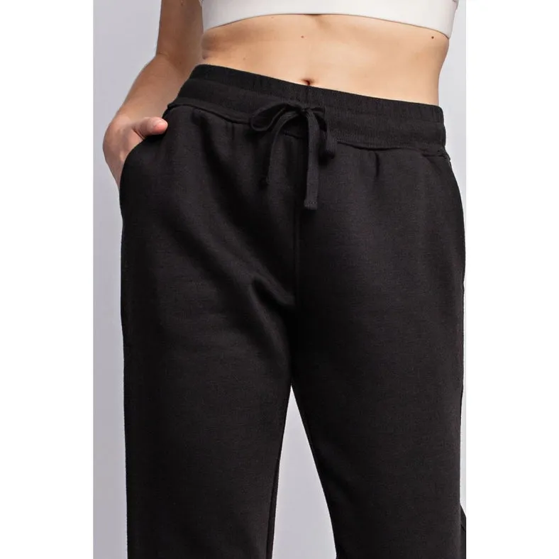 Fleece French Terry Sweatpant Black