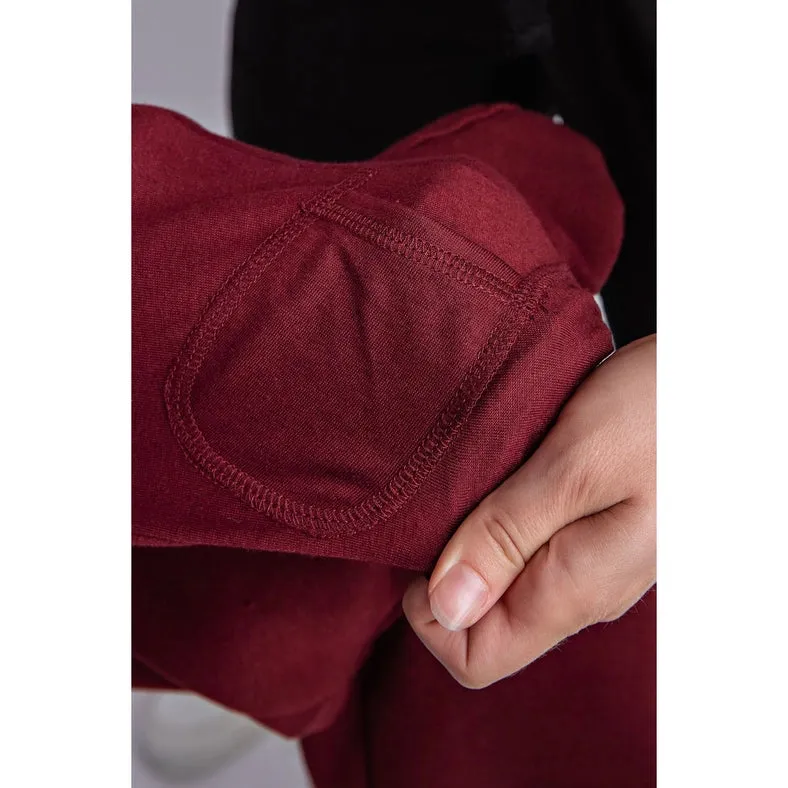 Fleece French Terry Sweatpant Burgundy