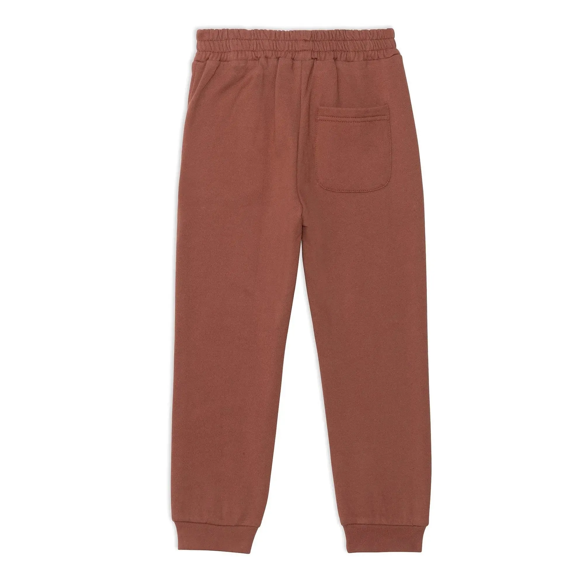 Fleece Sweatpants Mocha Brown  | DEUX PAR DEUX