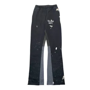 Gallery Department GD Logo Flare Sweatpants Washed Black (2024)