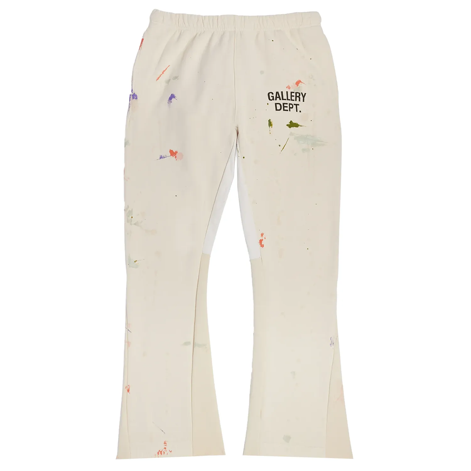 Gallery Dept. GD Logo Flared Sweatpants Cream