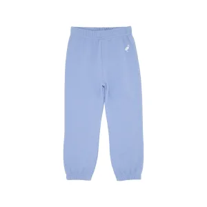 Gates Sweeney Sweatpants - Park City Periwinkle with Worth Avenue White Stork