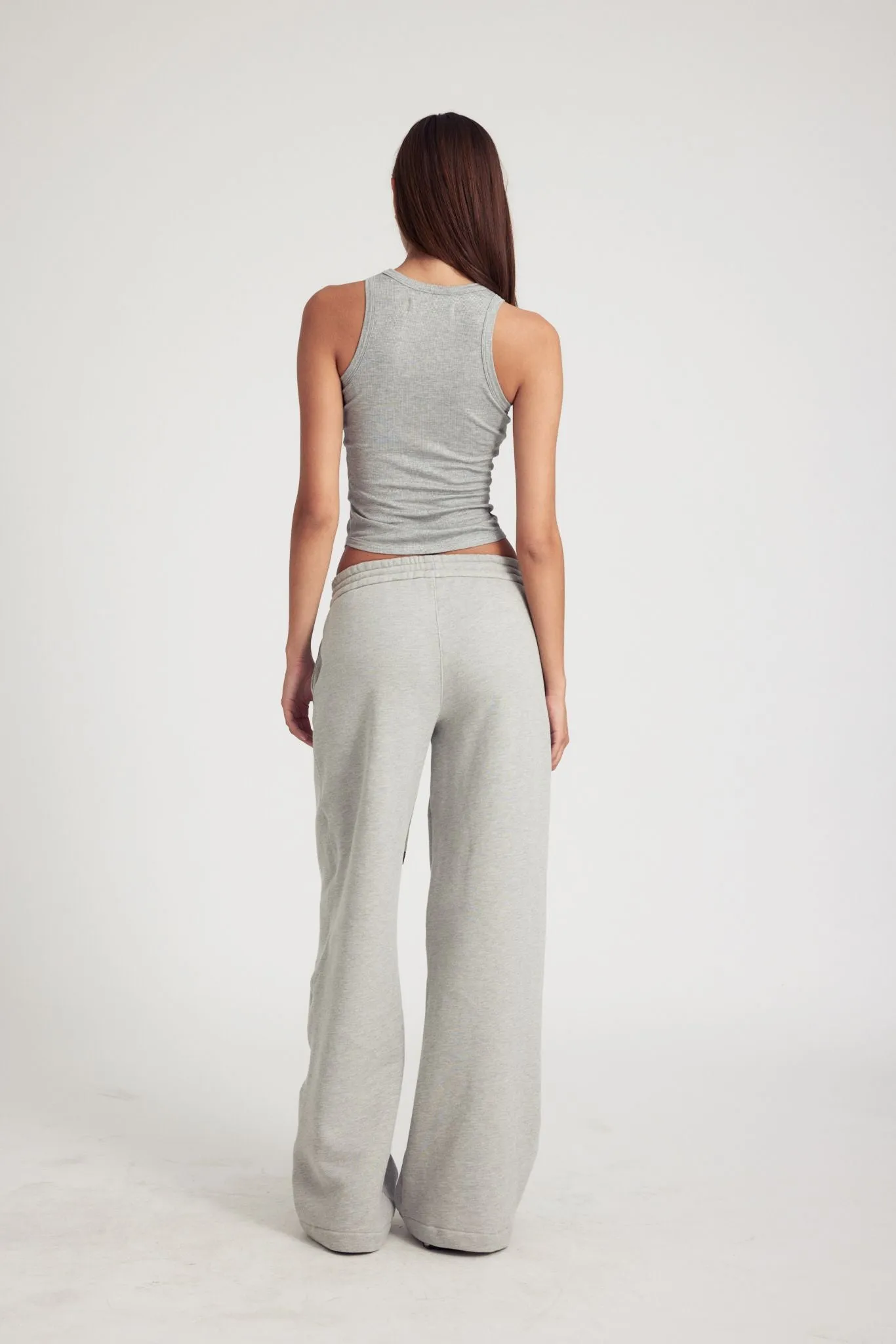 Heather Grey Baggy Sweatpants