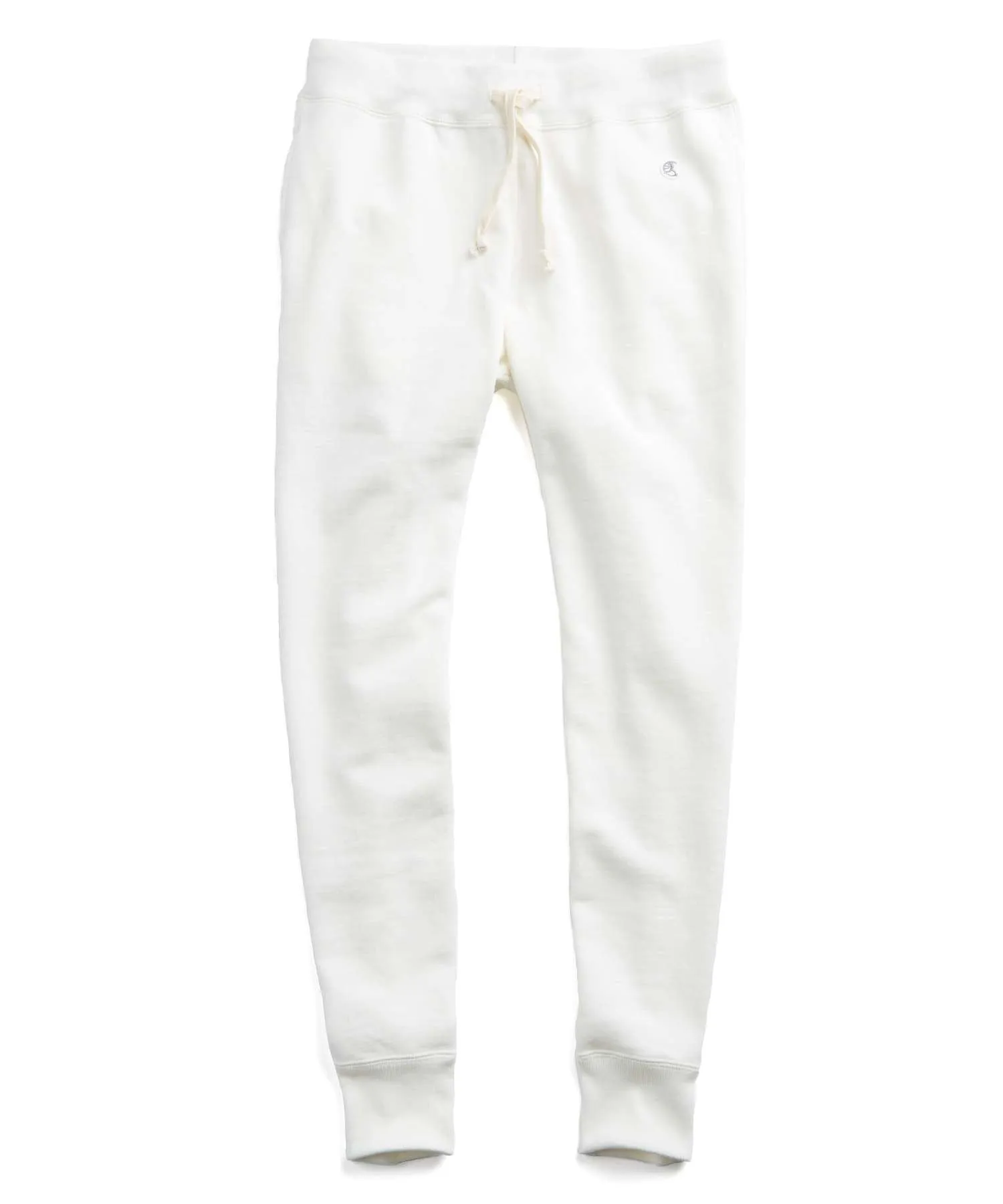 Heavyweight Slim Jogger Sweatpant in Vintage White