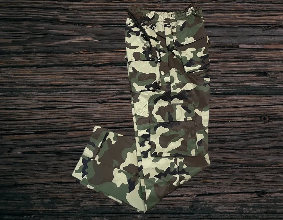 Hudson Military Camo Windbreaker Pants