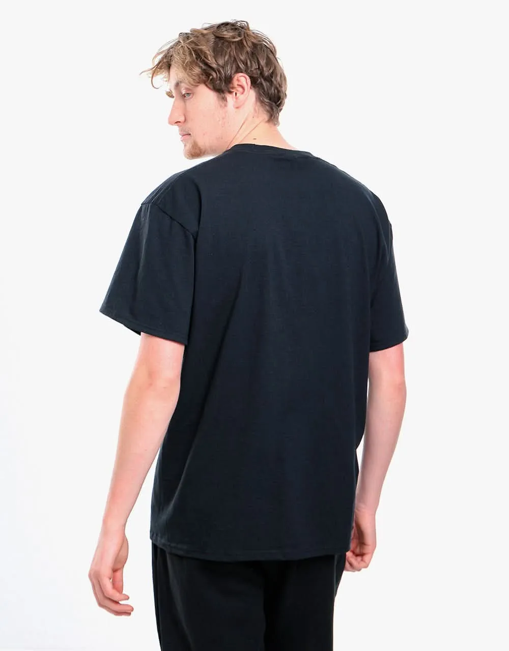 HUF Stack Crown T-Shirt - Black