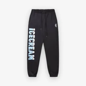 Ice Cream Frozen Sweatpants Black