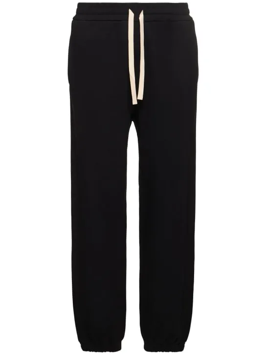 Jil Sander   Compact cotton terry sweatpants 