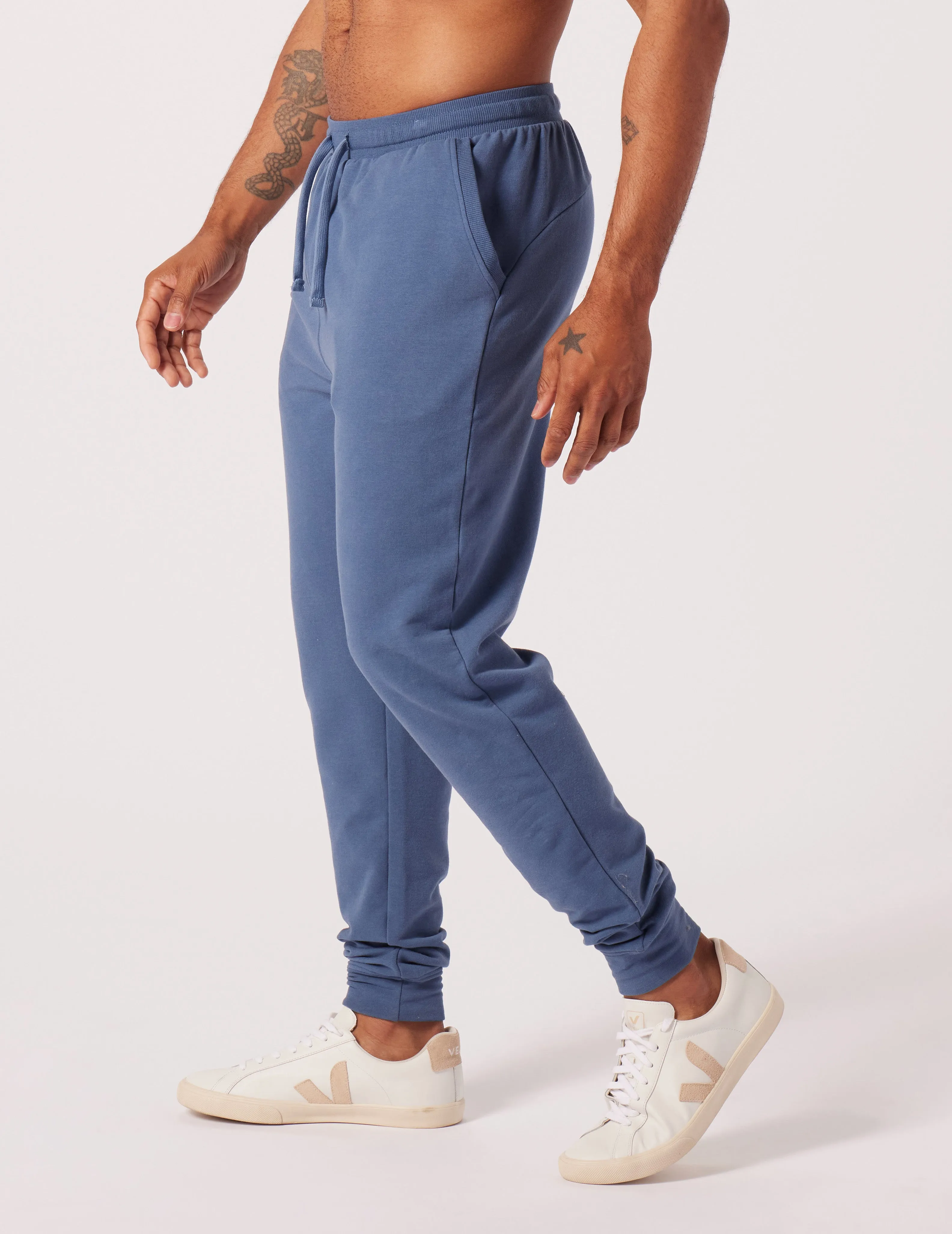 Juniper Jogger: Washed Blue