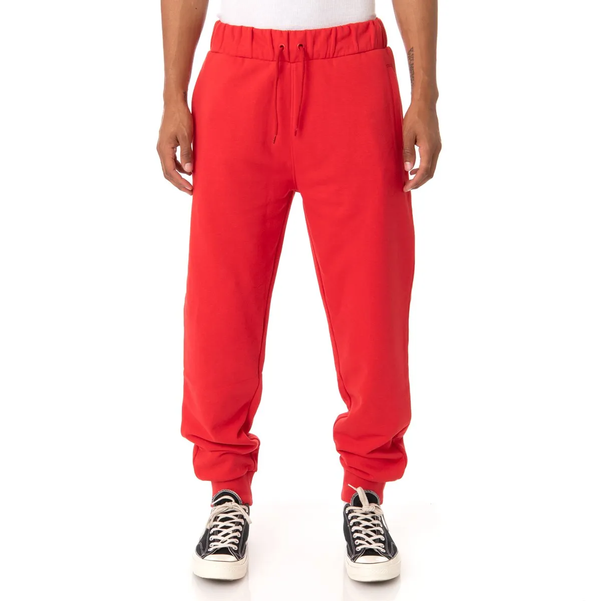 KAPPA AUTHENTIC HELSINBORG SWEATPANTS - RED