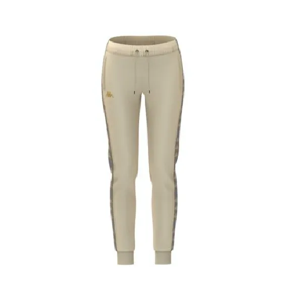 KAPPA WOMENS 222 BANDA IAKORA SWEATPANTS - BEIGE