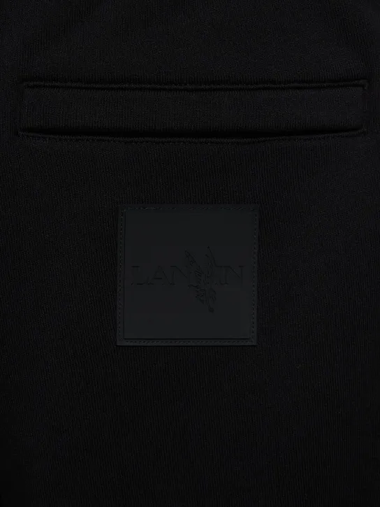 Lanvin   Logo embroidery sweatpants 