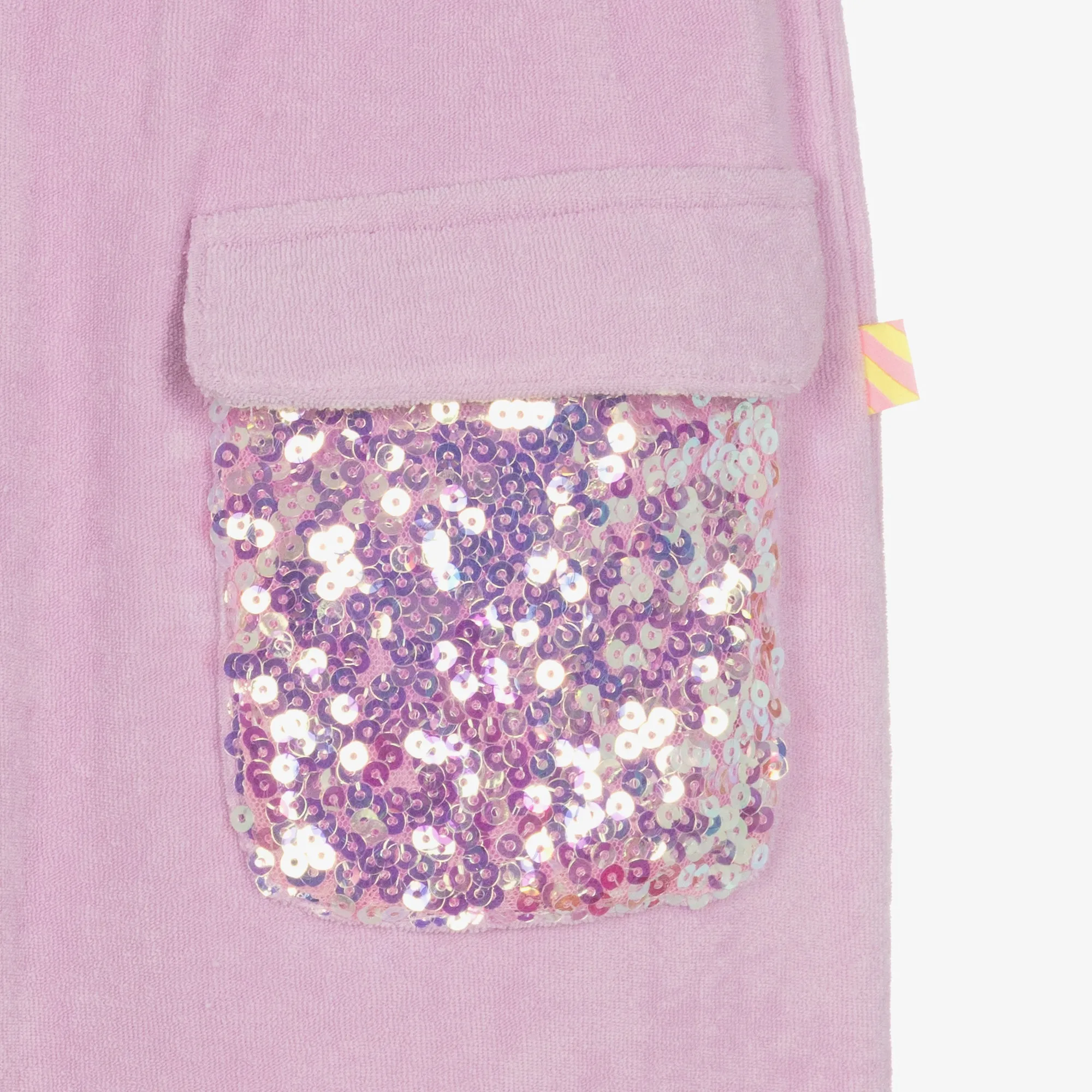 Lilac Sequin Pocket Sweatpants