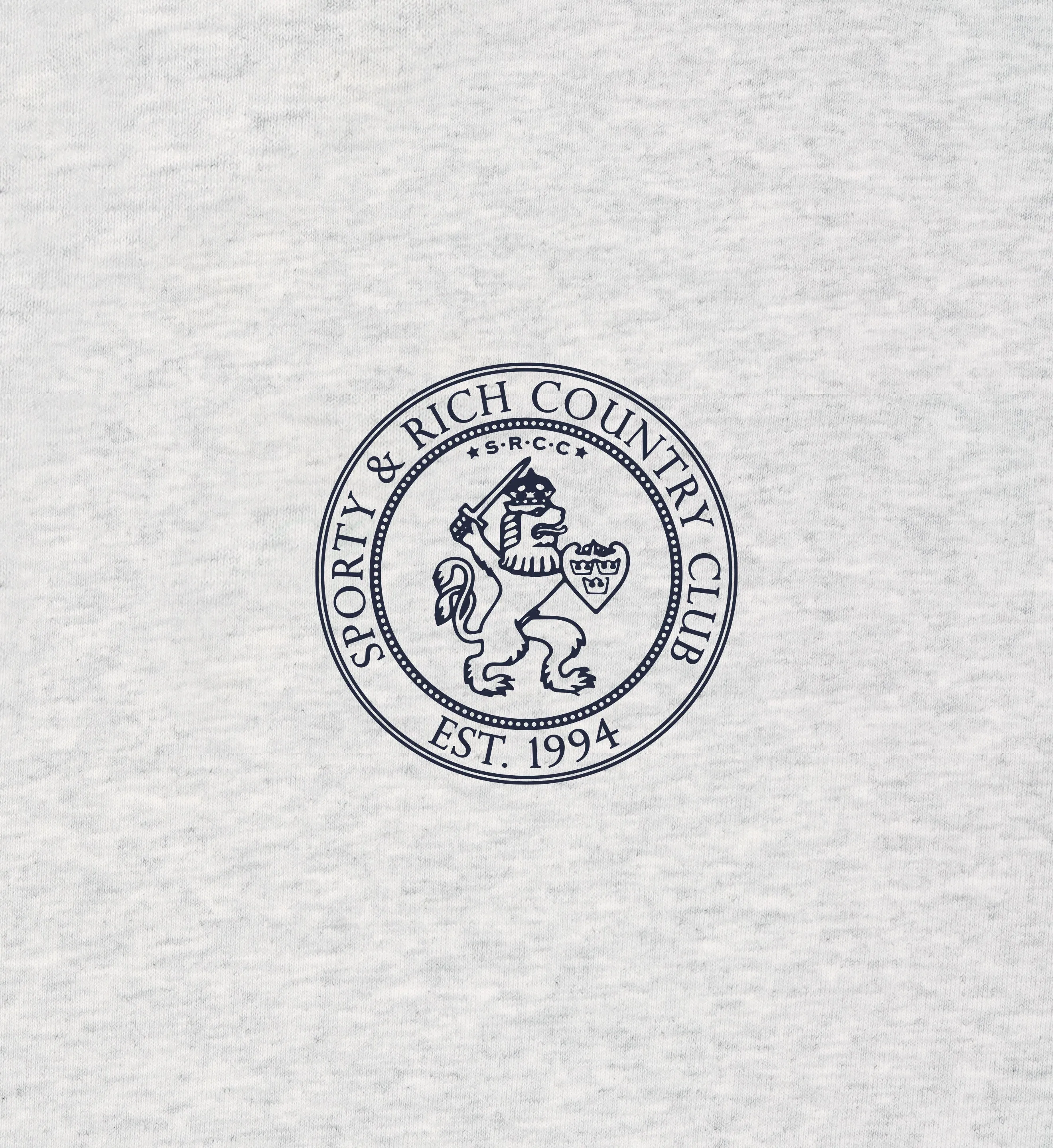 Lion Crest Sweatpant - Heather Gray/Navy