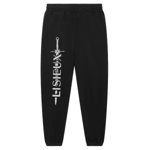 Lisieux “Sword” Black Sweatpants