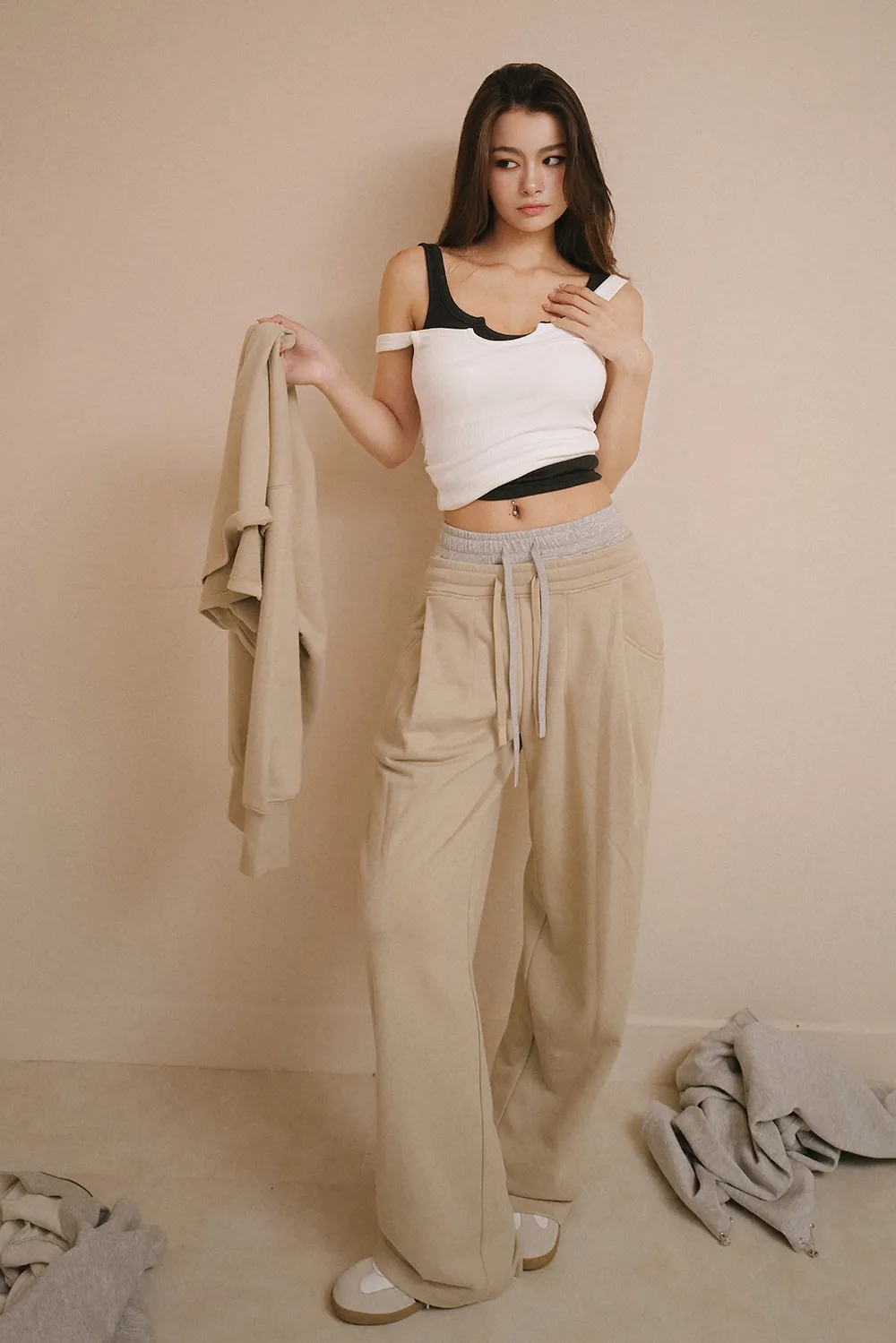 暖洋洋寬鬆抽繩長褲<br>Cozy Warmth Sweatpants