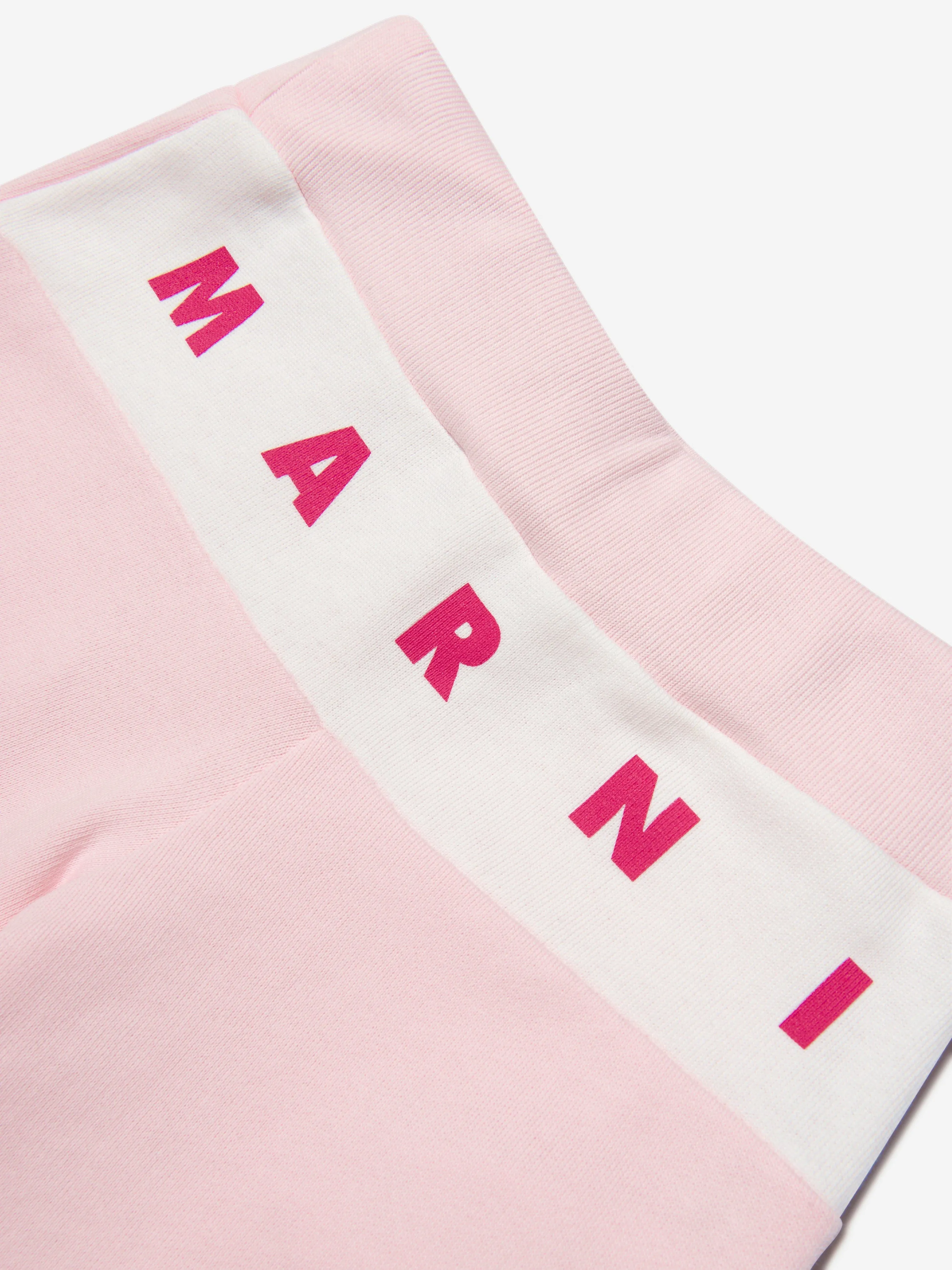 MARNI Girls Contrast Stripe Sweatpants