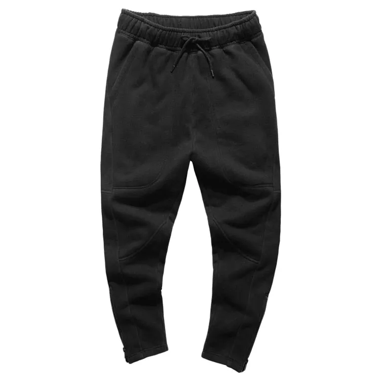 Men's Spring/Autumn Warm Thick Loose Pants With Fleece Inside