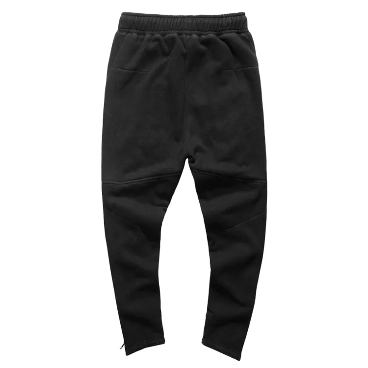 Men's Spring/Autumn Warm Thick Loose Pants With Fleece Inside