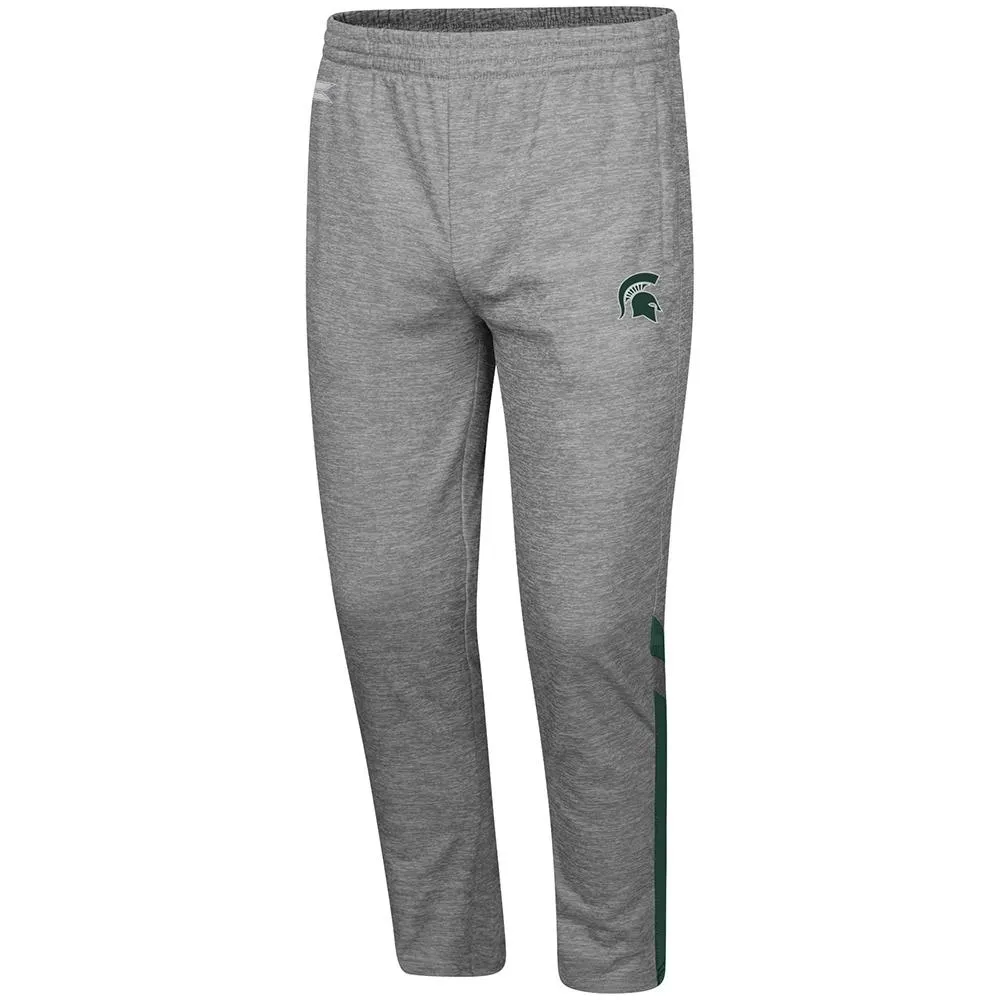 Michigan State Spartans Colosseum Gray Paco Fleece Sweatpants