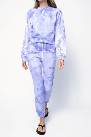 Milan Sweatpants in Lilac Crystal