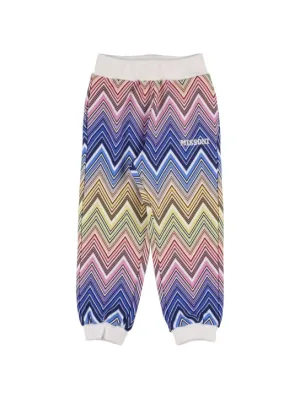 Missoni   Zig zag printed cotton sweatpants 