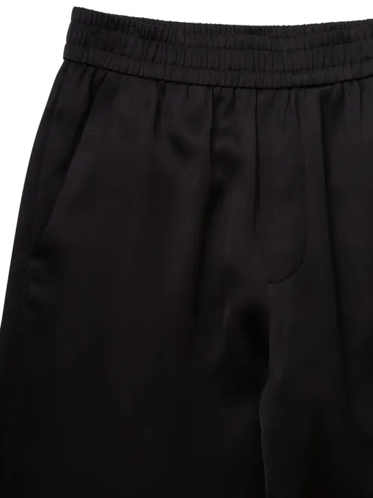 MM6 Maison Margiela   Viscose wide leg sweatpants 