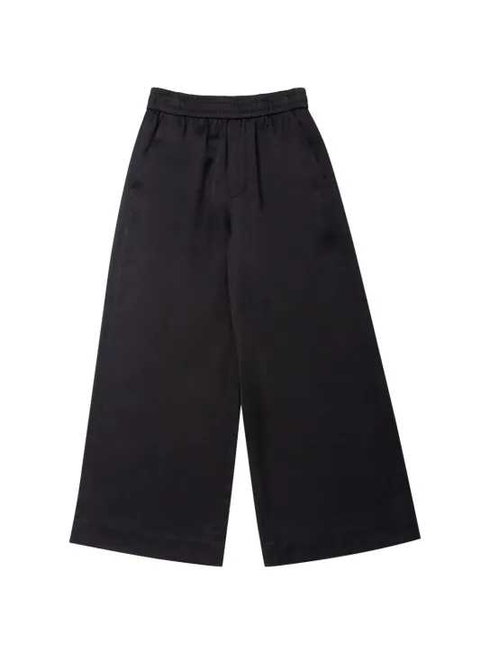 MM6 Maison Margiela   Viscose wide leg sweatpants 