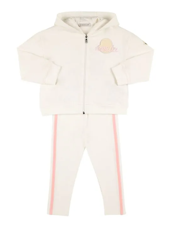 Moncler   Stretch cotton hoodie &amp; sweatpants 