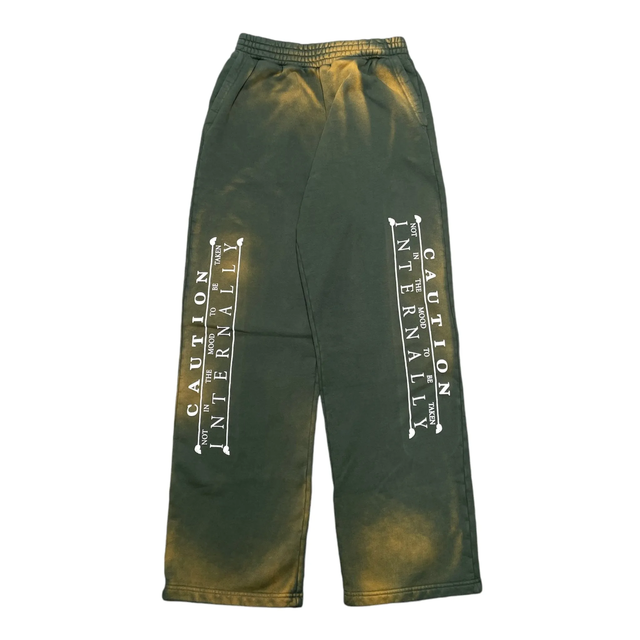 Mood Swings Caution Sweatpants Green