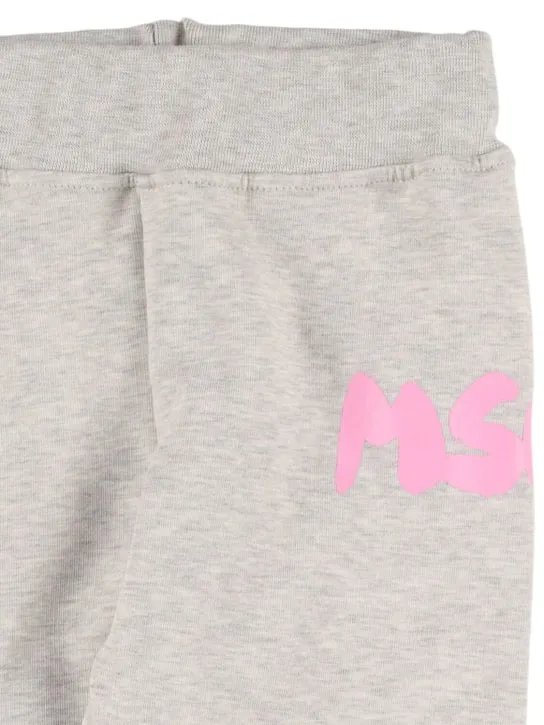 MSGM   Cotton blend sweatshirt &amp; sweatpants 