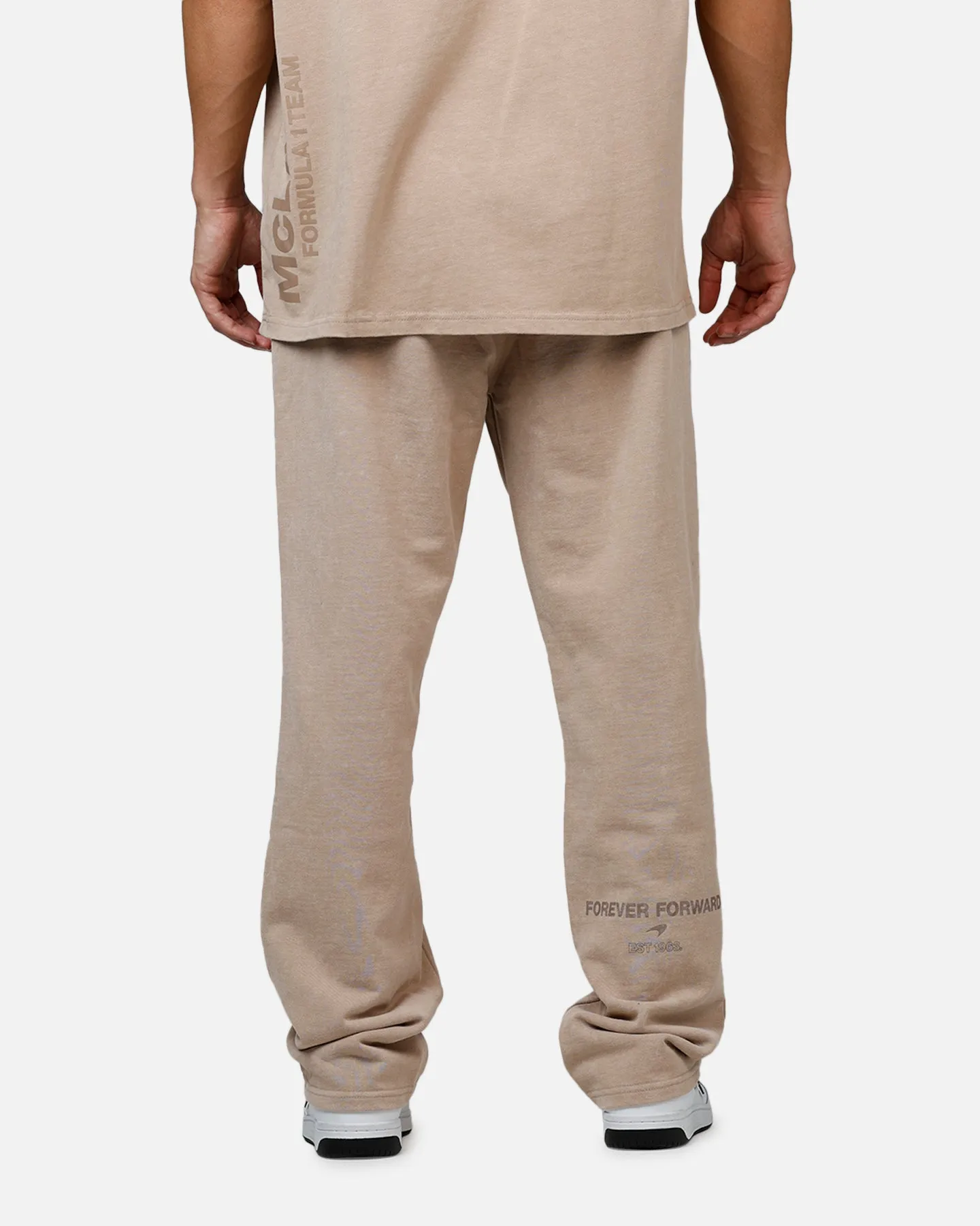 New Era X Mclaren Sweat Pants Taupe