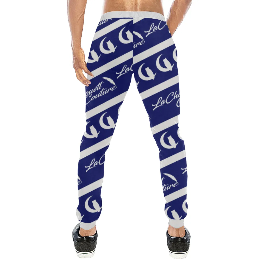 NICE ONE NAVY BLU Men's All Over Print Sweatpants