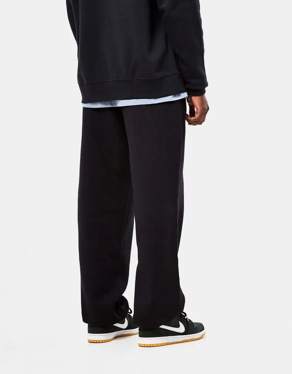 Nike Solo Swoosh Sweatpants (Straight) - Black/White