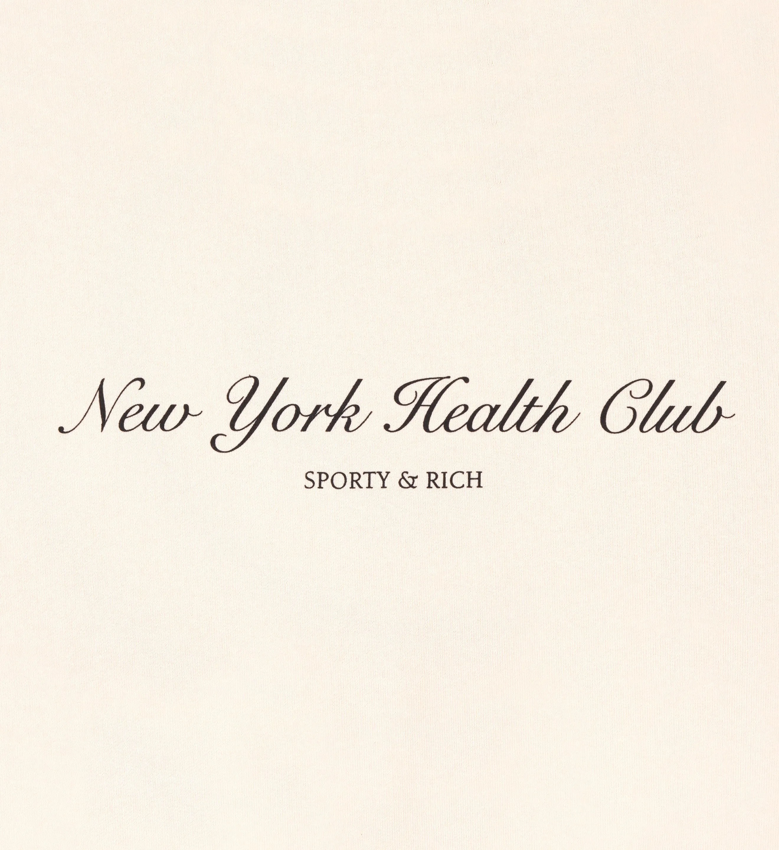 NY Health Club Sweatpant - Cream/Black