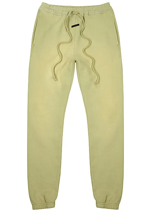 Olive cotton sweatpants