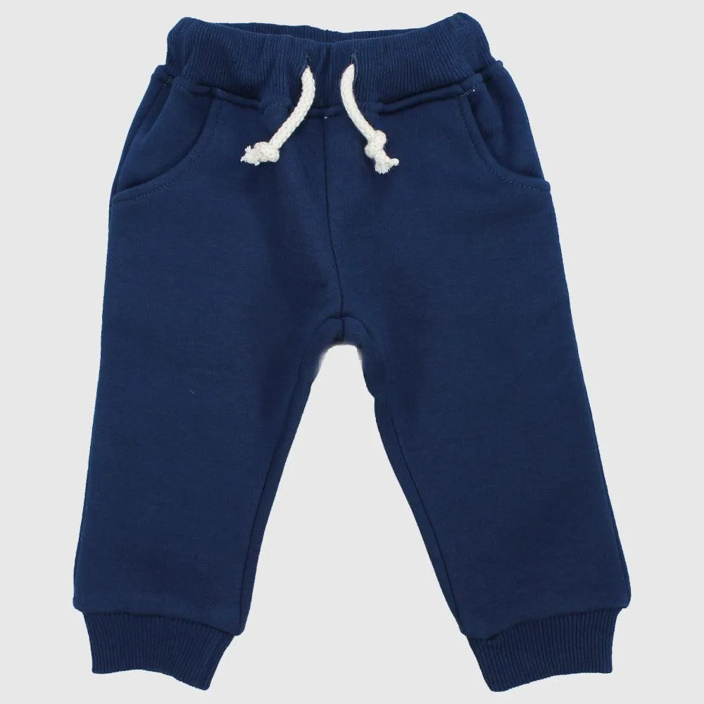 Plain Unisex Fleeced Sweatpants