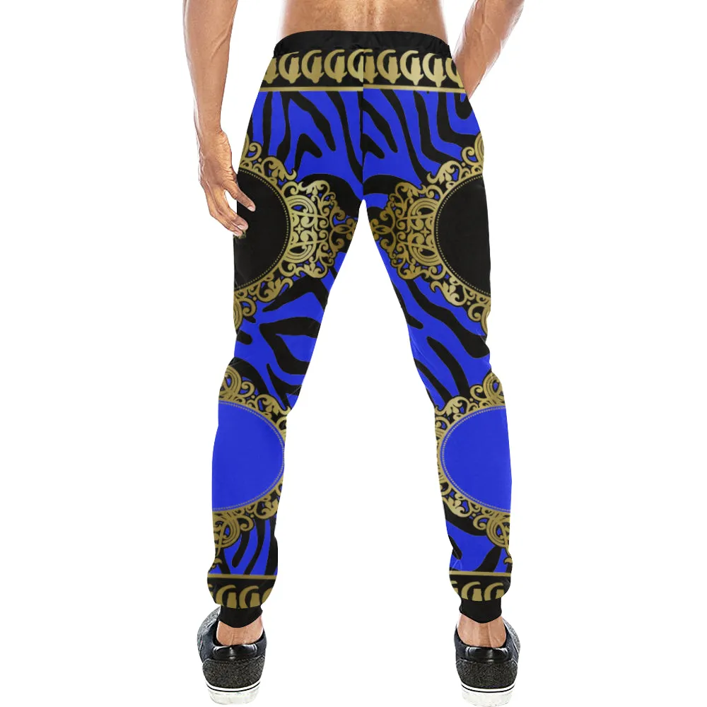 PRIVILEGE BLUE Men's All Over Print Sweatpants