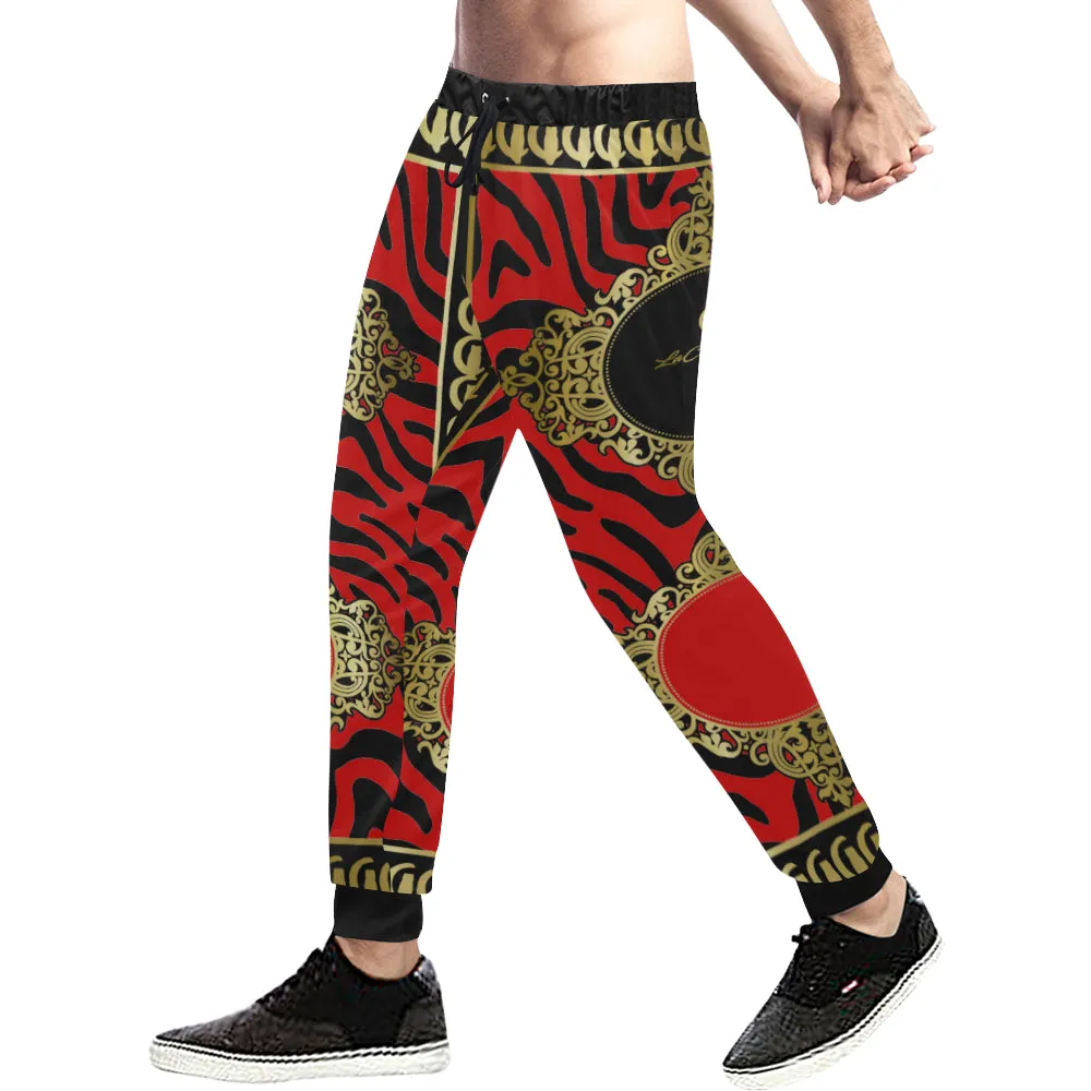 PRIVILEGE RED Men's All Over Print Sweatpants