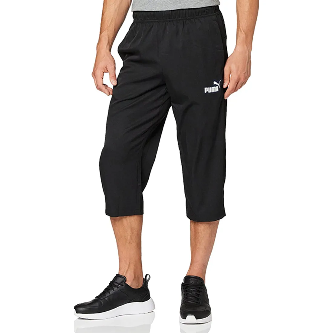 PUMA ACTIVE MODERN MEN'S 3/4 TRAINING PANTS BLACK