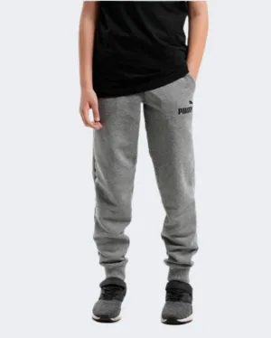 Puma Essentials Logo Knitted Boys Lifestyle Pant Grey Heather 58697403