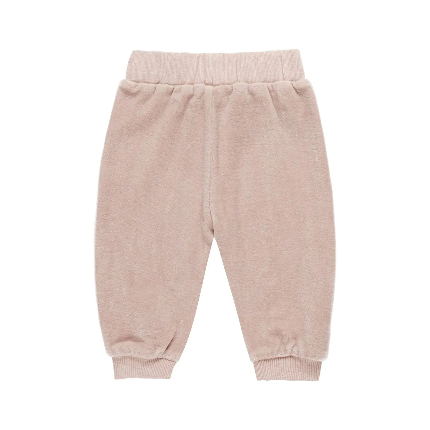 Quincy Mae Velour Relaxed Sweatpant - Blush