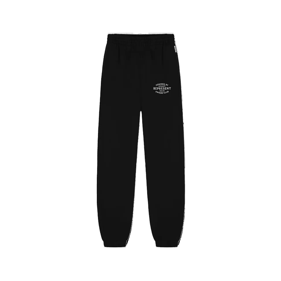 Represent Owners Club Stamp Sweatpant Jet Black